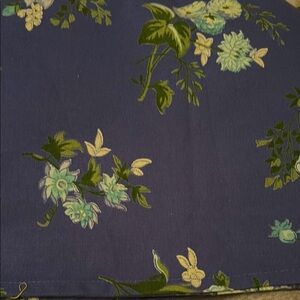 April Cornell Blue and Green Floral Fabric